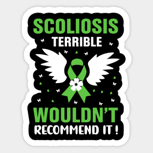 Scoliosis terrible wouldn't recommend  it! Sticker